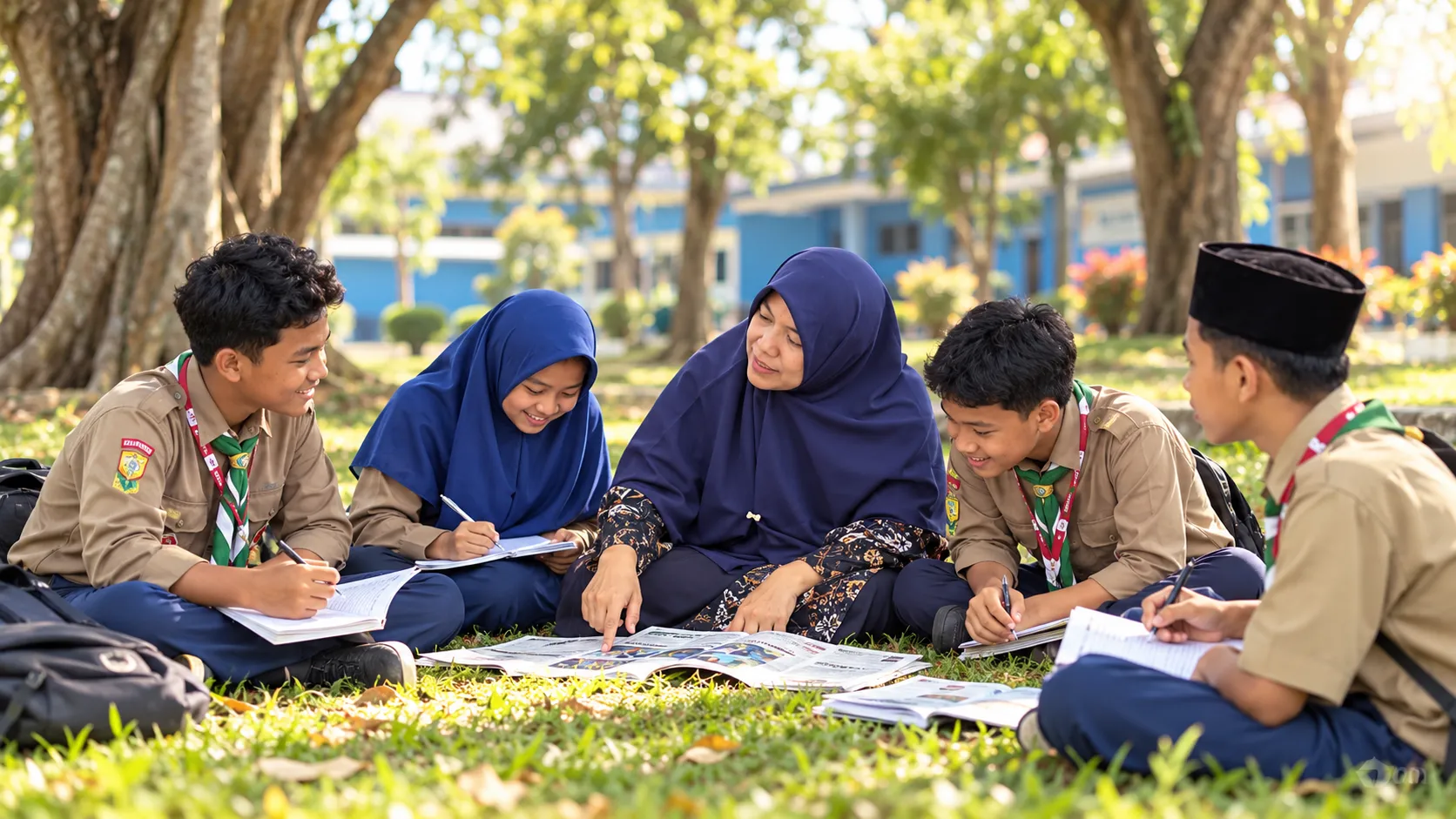 Pembiasaan Shalat Dhuha Berjamaah & Kultum Pagi